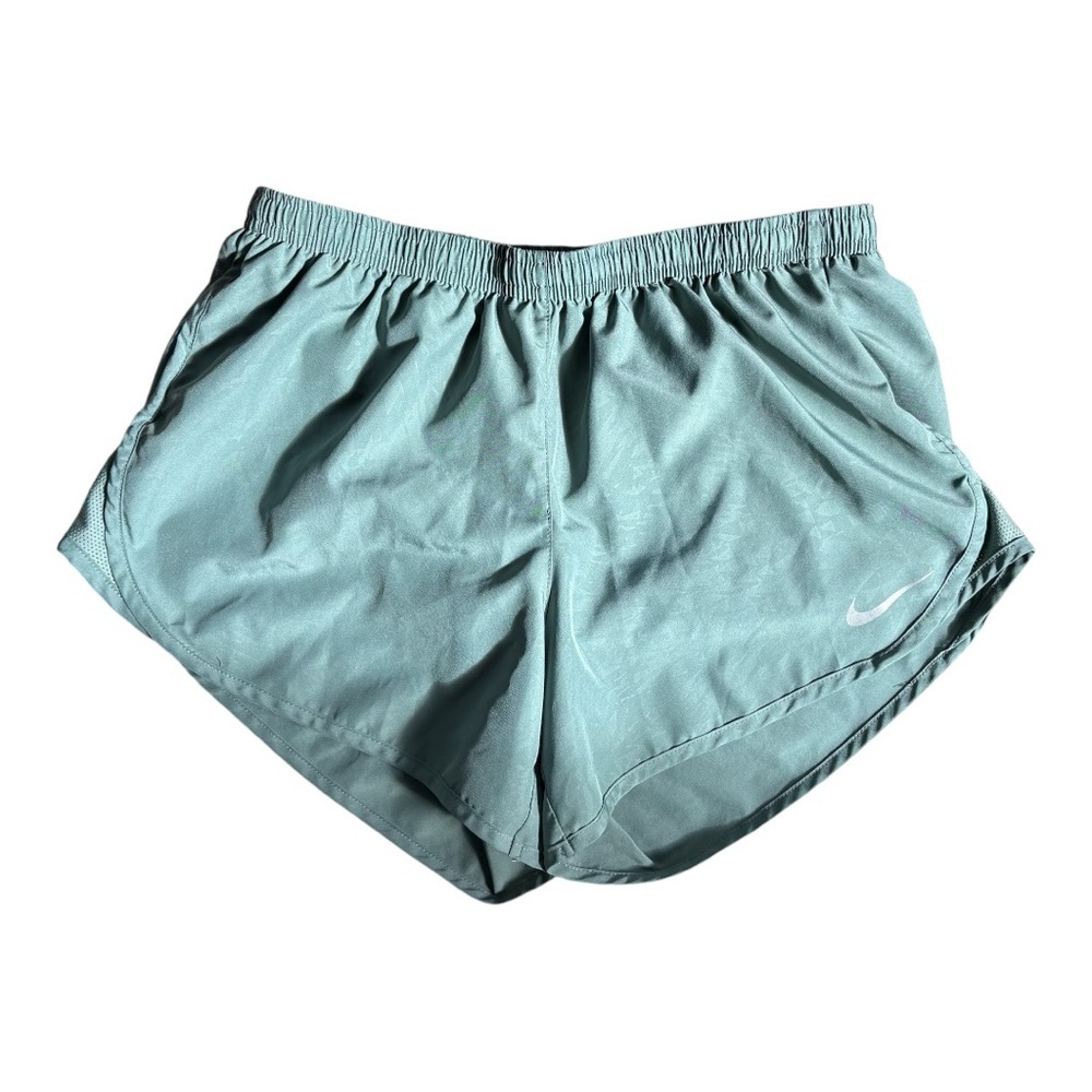 Nike Running Dri Fit Women’s Sage Green Athletic Shorts - Picture 2 of 9